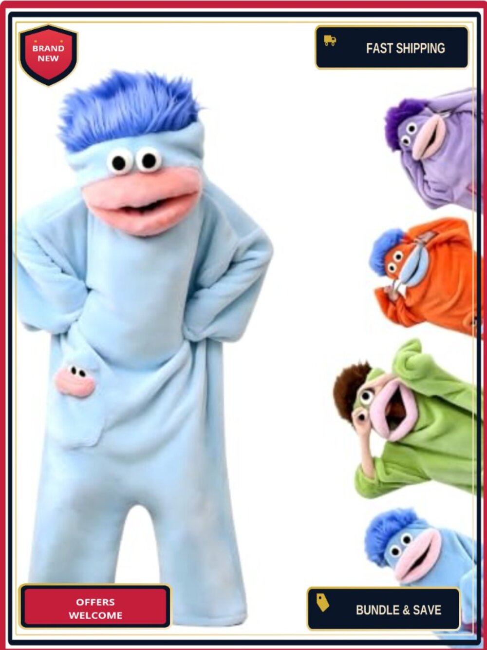 Big Mouth Monster Onesie Coral Fleece Soft Warm One-Piece Pajama Costume